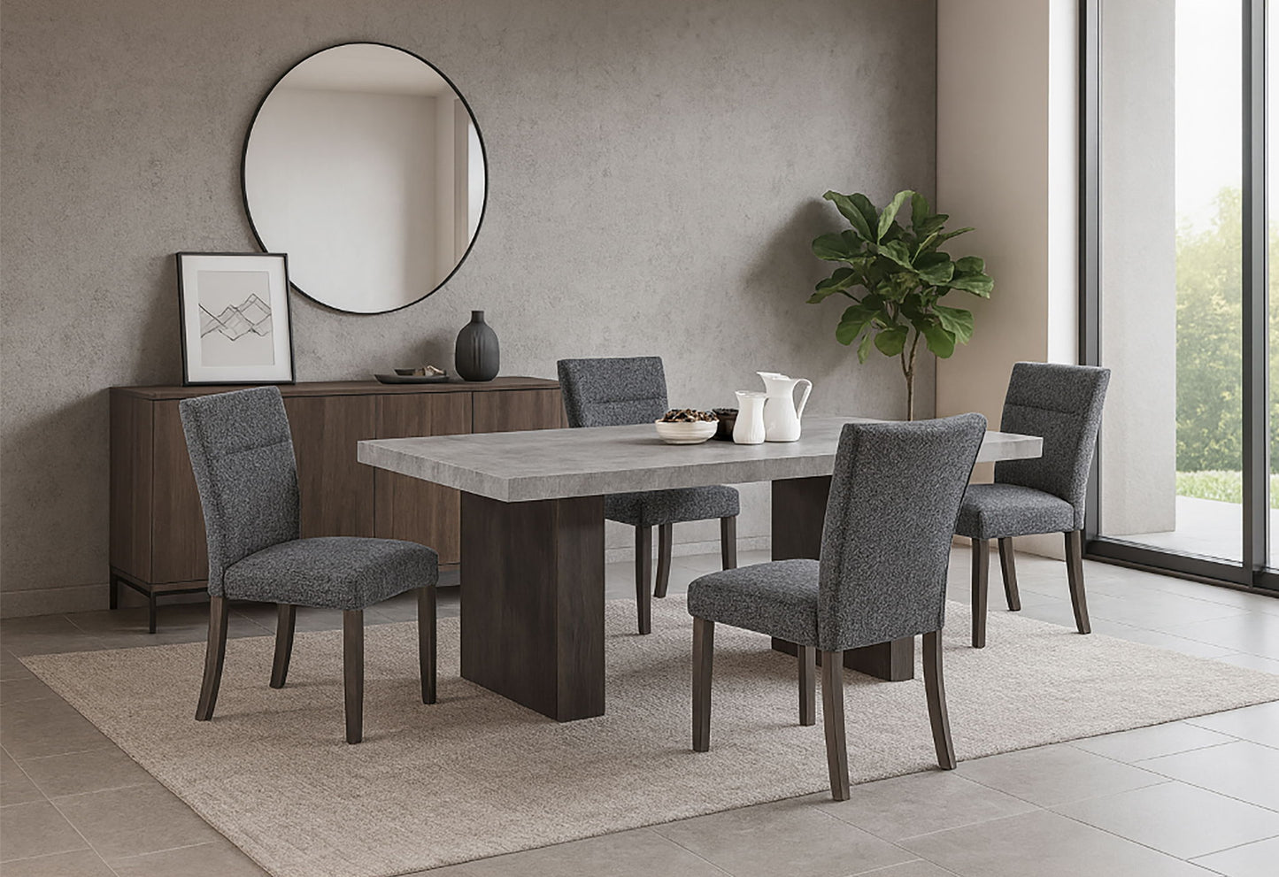 D86DC - Dining Chair - Gray