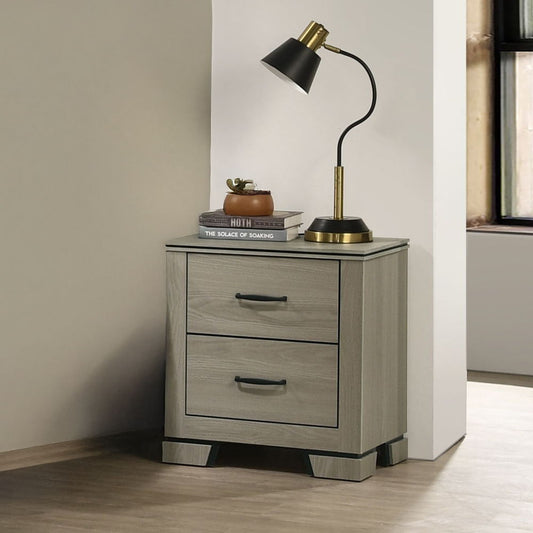 Joanna - Nightstand - Weathered Gray