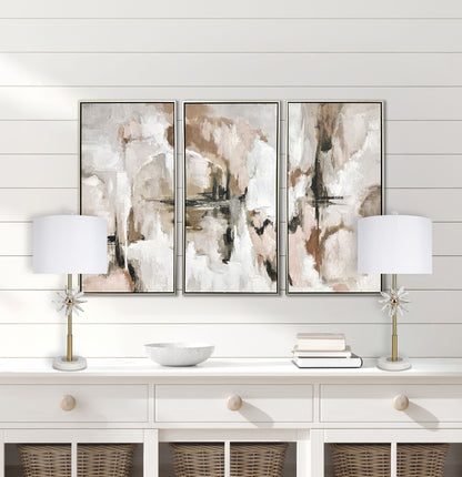 "Crystal Bloom II" Crystal And Marble Table Lamp (Set of 2) - White / Clear Crystal / Soft Gold