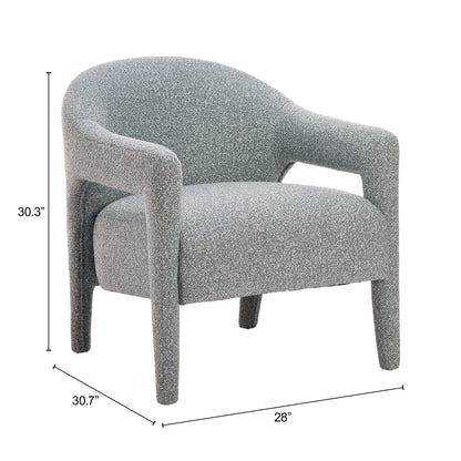 Eluma - Accent Chair - Dusty Teal