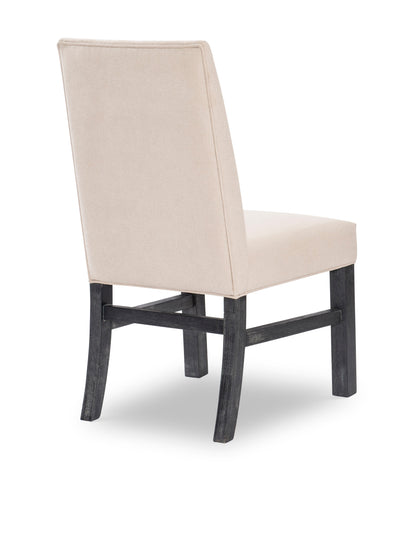 Westwood - Upholstered Side Chair (Set of 2) - Beige - Black Legs