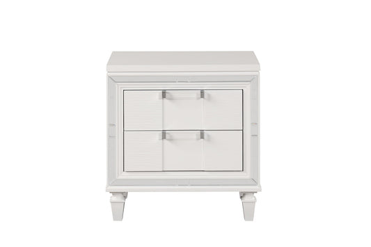 Genoa - Nightstand - Sparkling White