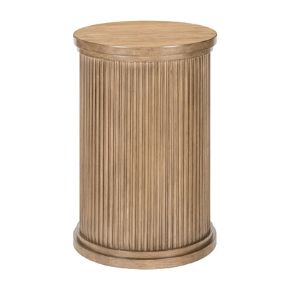 Haven Hills - Round Chairside Table - Camel Beige