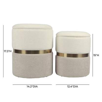Gigi - Storage Ottoman (Set of 2)