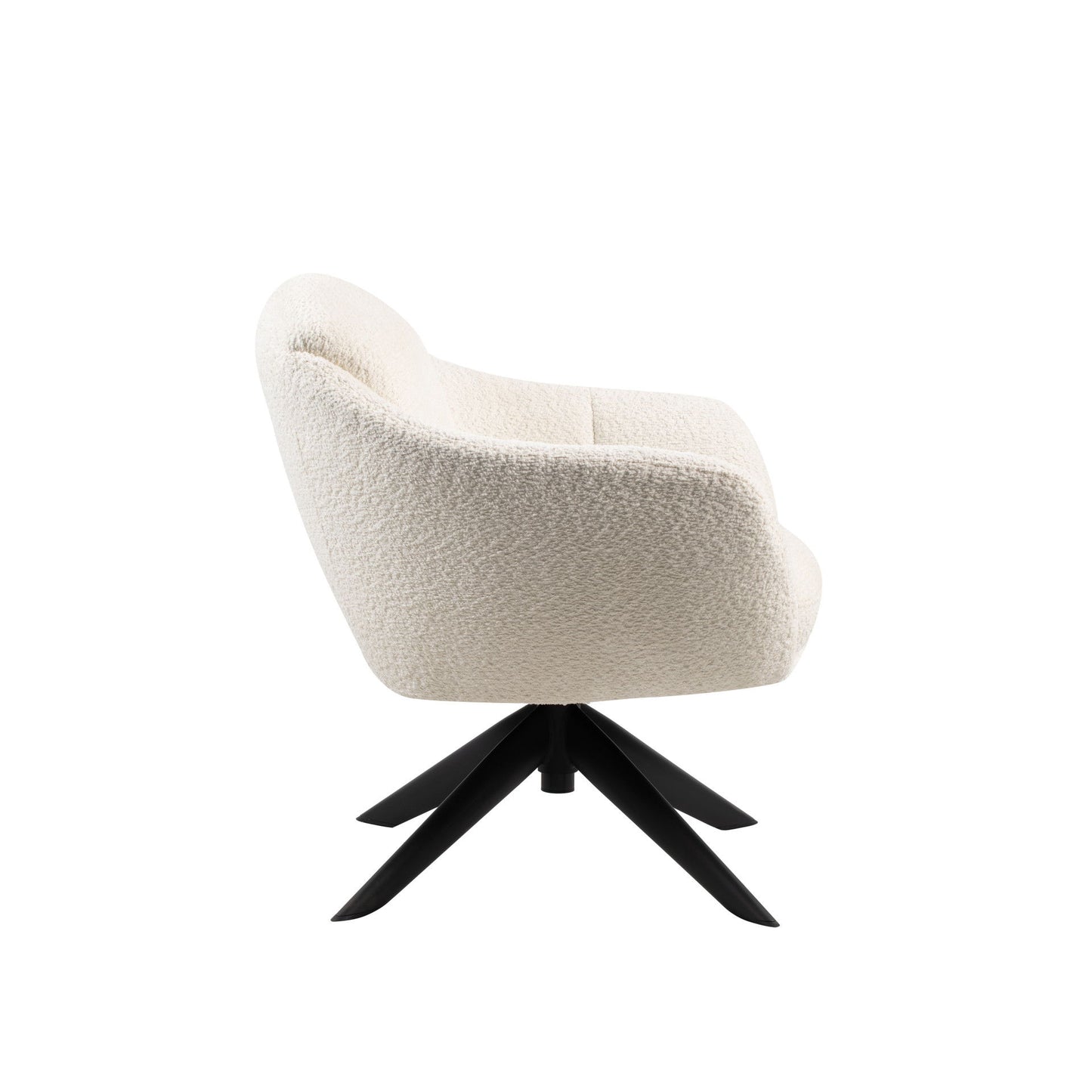 Fleming - Boucle Swivel Lounge Chair