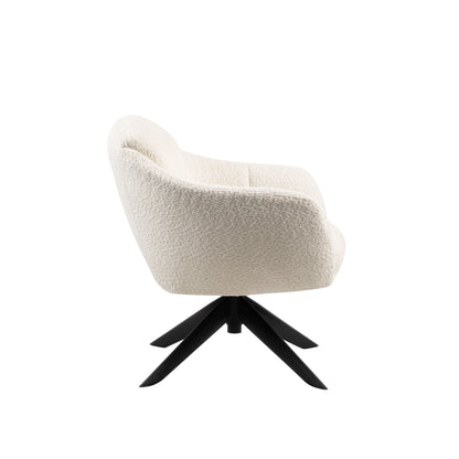 Fleming - Boucle Swivel Lounge Chair