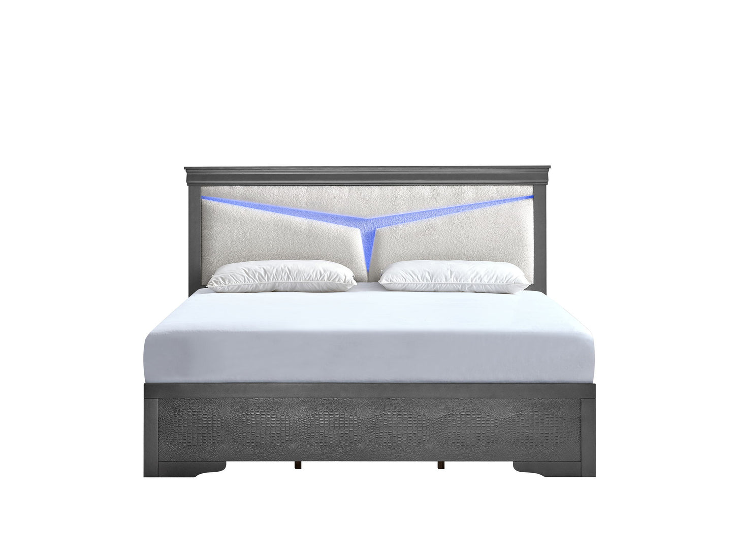 Glory Furniture - Lorana - Bed With LED Headboard