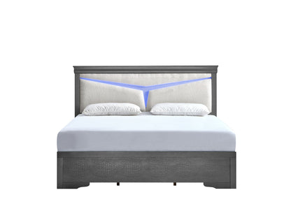 Glory Furniture - Lorana - Bed With LED Headboard
