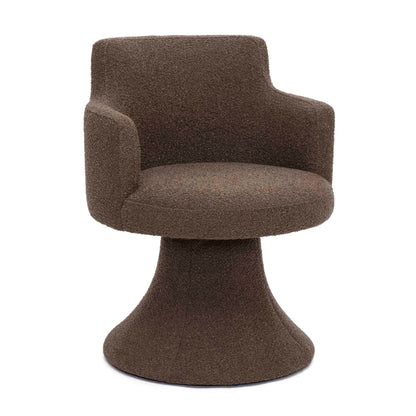Jeffree - Performance Boucle Swivel Dining Chair