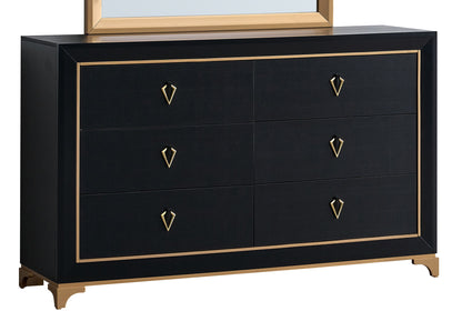 Kramer - Dresser - Black / Gold