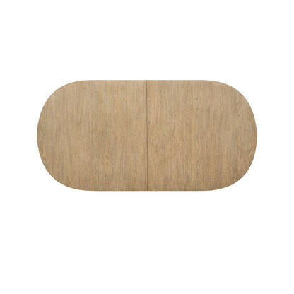 Flow - Complete Oval Dining Table - Sandstone
