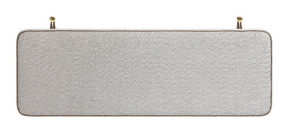 Bela - Floating Queen Headboard - White / Ivory