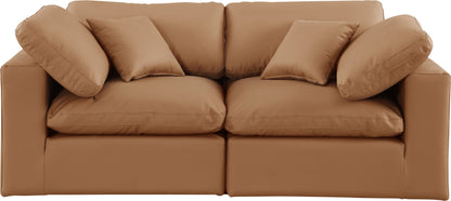 Comfy - Faux Leather Modular Sofa 2 Seats
