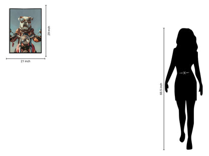 Rider’s Best Friend - 21" x 29" Framed Wall Art