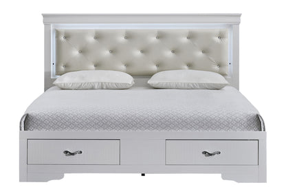 Glory Furniture - Lorana - Storage Bed With LED