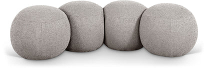 Apollo - Boucle Fabric Bench