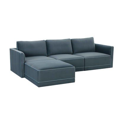 Willow - Modular Sectional - Misty Blue