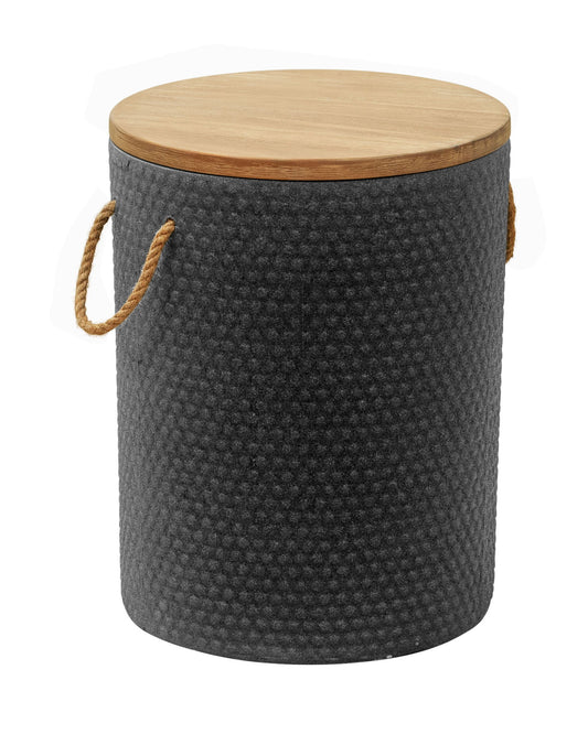 Beban - Outdoor Side Table - Natural & Black