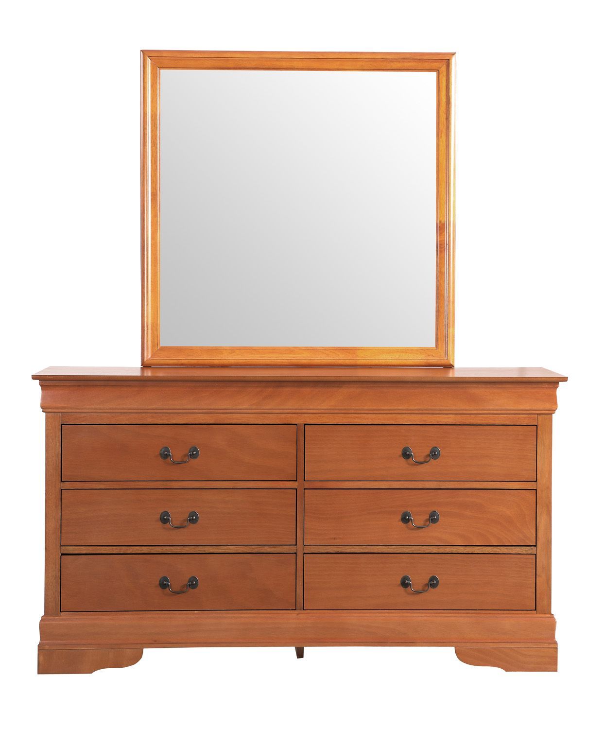 Glory Furniture - Louis Phillipe - Dresser & Mirror