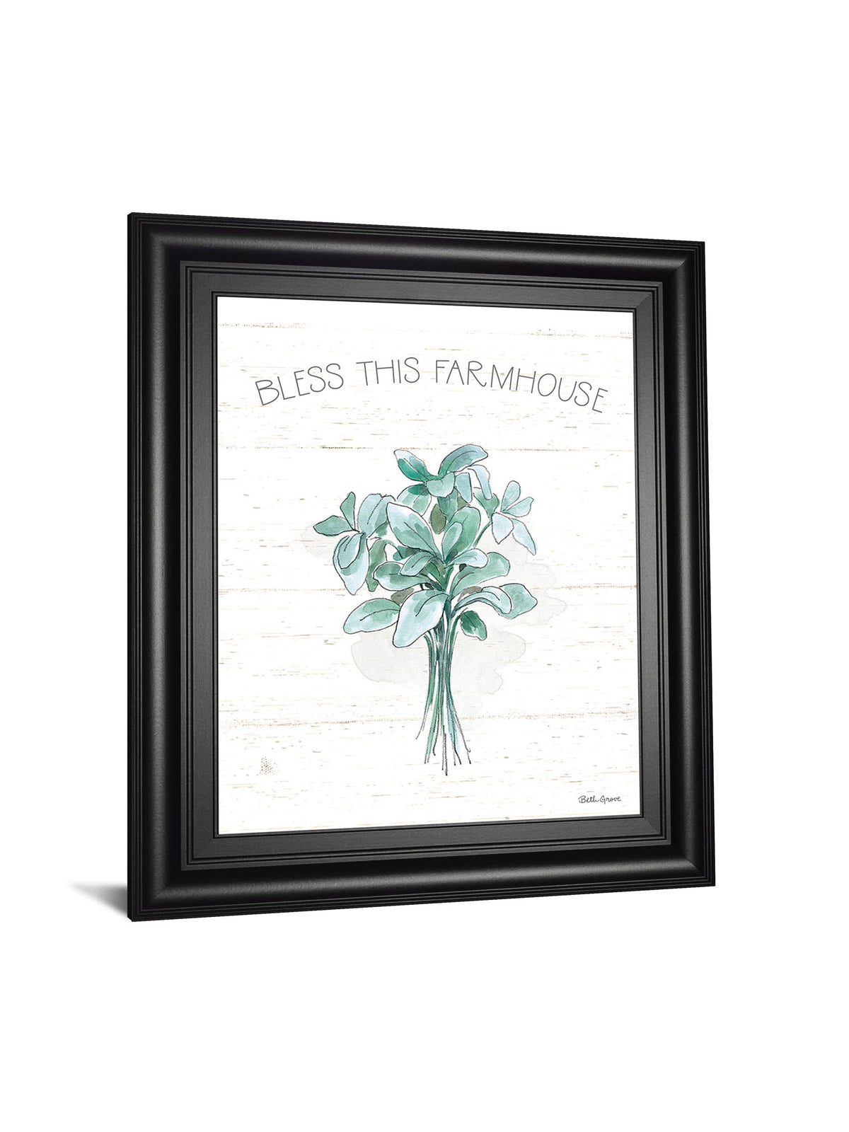 Farmhouse Cotton VI By Beth Grove - Framed Print Wall Art - White