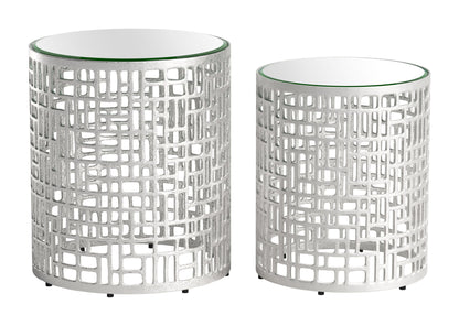 Reden - Side Table (Set of 2) - Silver