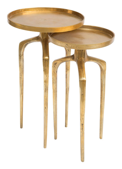 Como - Accent Tables - Antique Gold