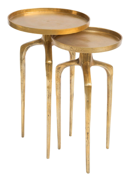 Como - Accent Tables - Antique Gold