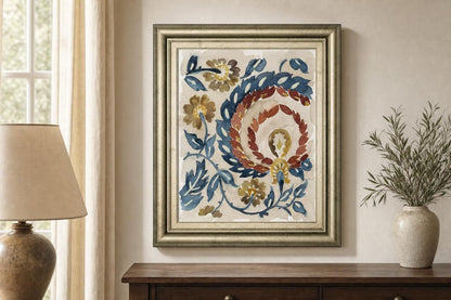 22x26 Paisley Path I By Chariklia Zarris - Beige