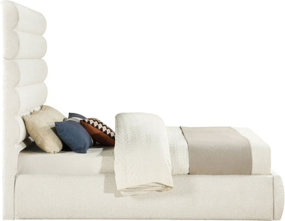 Adam - Boucle Fabric Bed With 70.5" Headboard