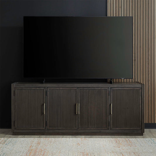 Modern Edge - 77" TV Console - Caffe