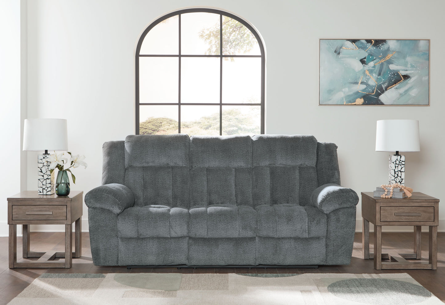 Tip-off - Power Reclining Sofa With Adj Headrest