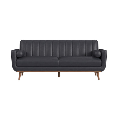Horizon - Sofa With Wood Front And 2 Pillows