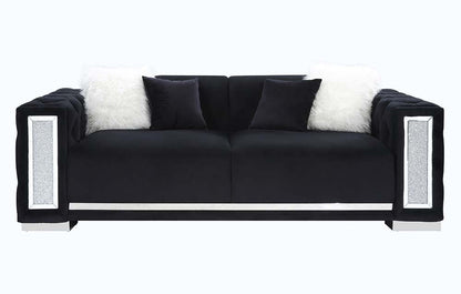 Trislar - Sofa - Black Velvet