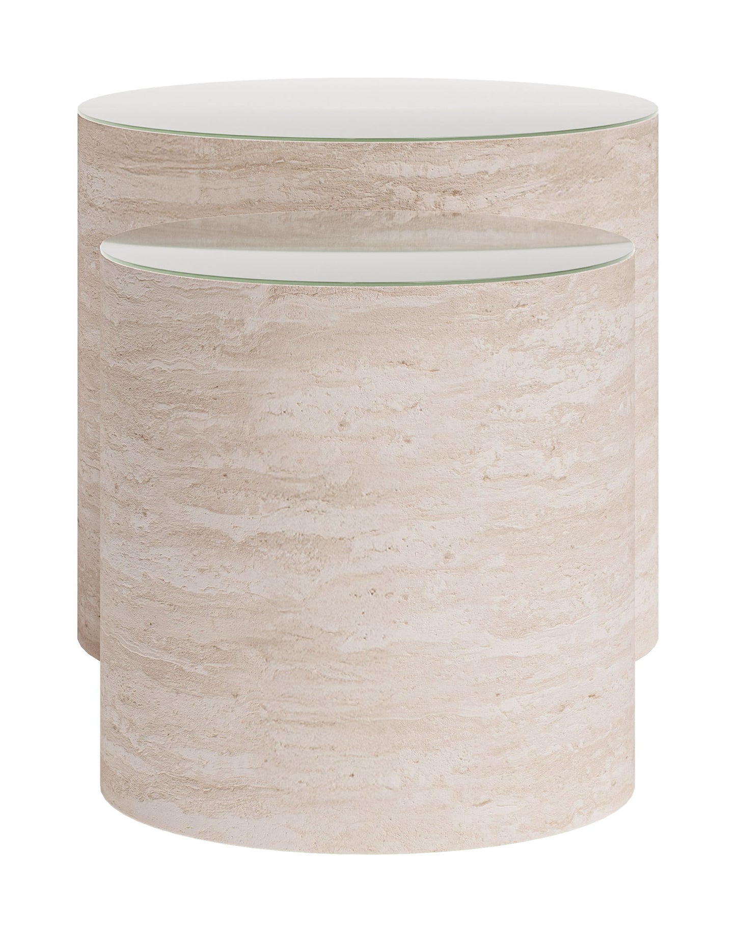 Carzo - Coffee Table Set - Stone Beige