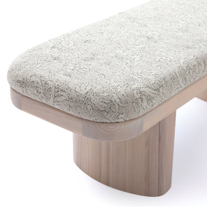 Ollie - Floral Jacquard Bench