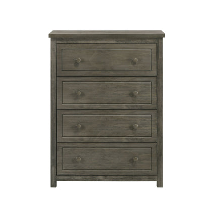 Trey - 4-Drawer Chest - Gray Wire Brushed