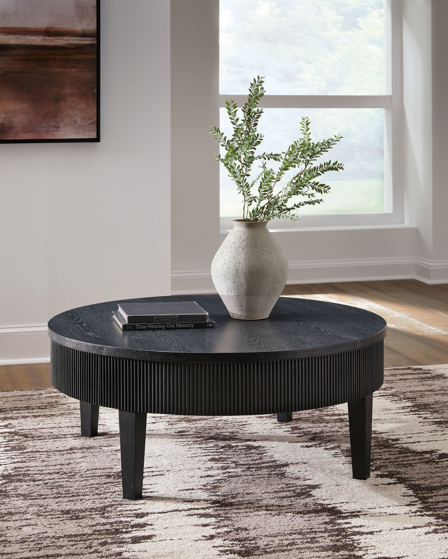 Marstream - Black - Round Cocktail Table