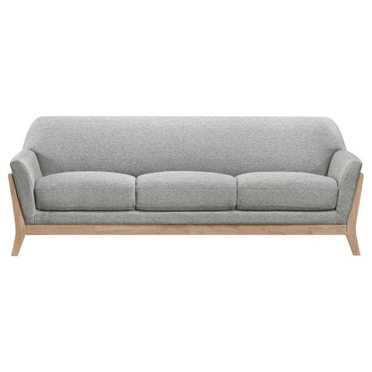 Vaughn - Fabric Upholstered Flared Arm Sofa Set