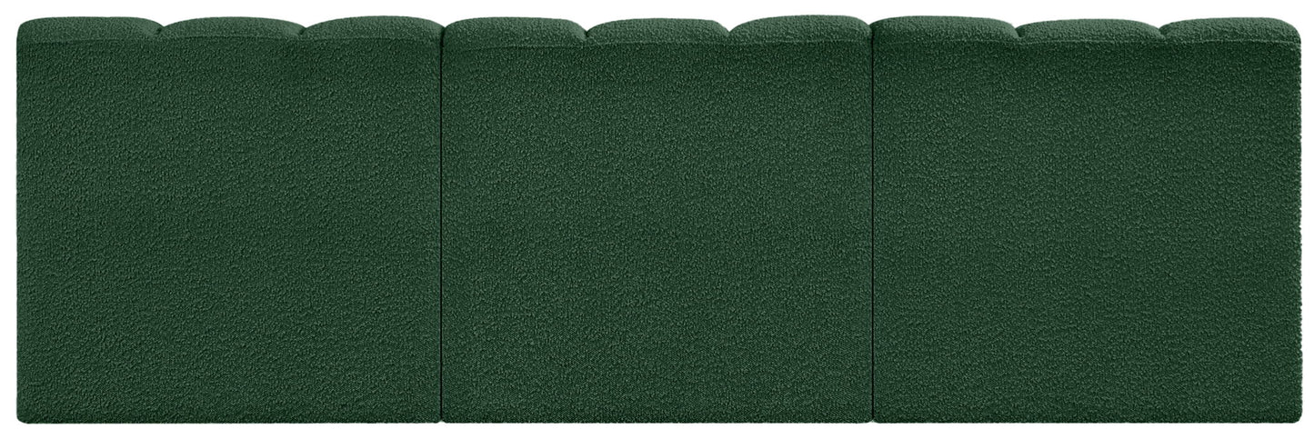 Arc - Boucle Fabric 3 Seats Modular Sofa