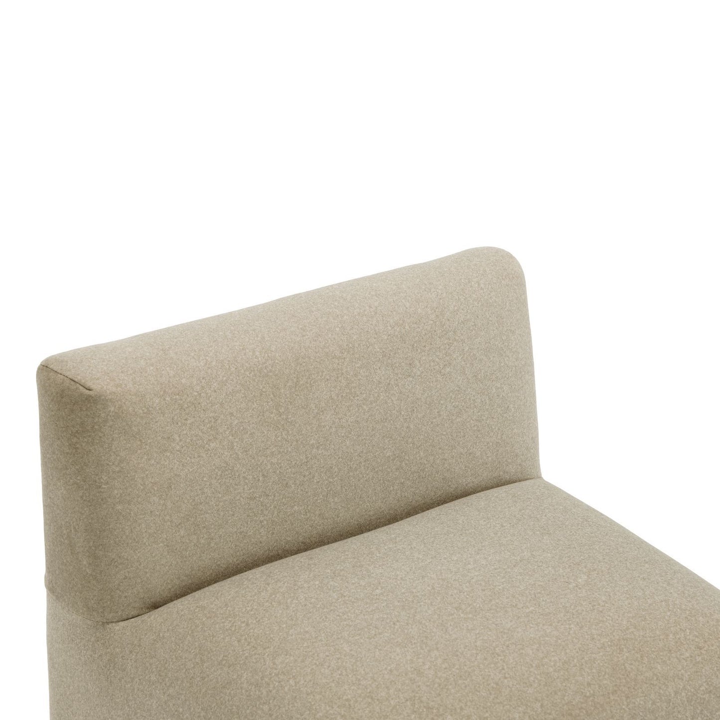 Pippa - Mohair Stool - Taupe