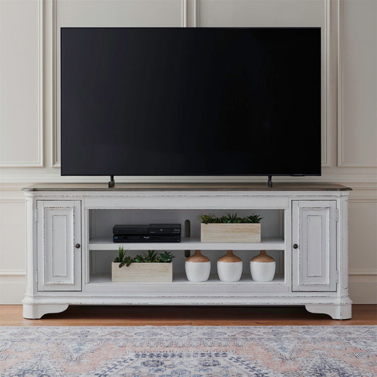 Fireplace TV Consoles - 82" Fireplace TV Console FTS - Brown