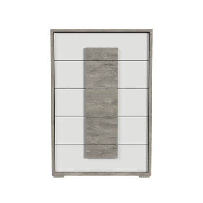 San Matteo - 5-Drawer Chest - Gray