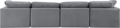 Indulge - Velvet 4 Seat Modular Sofa