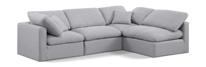 Indulge - Linen 4 Piece Modular Sectional