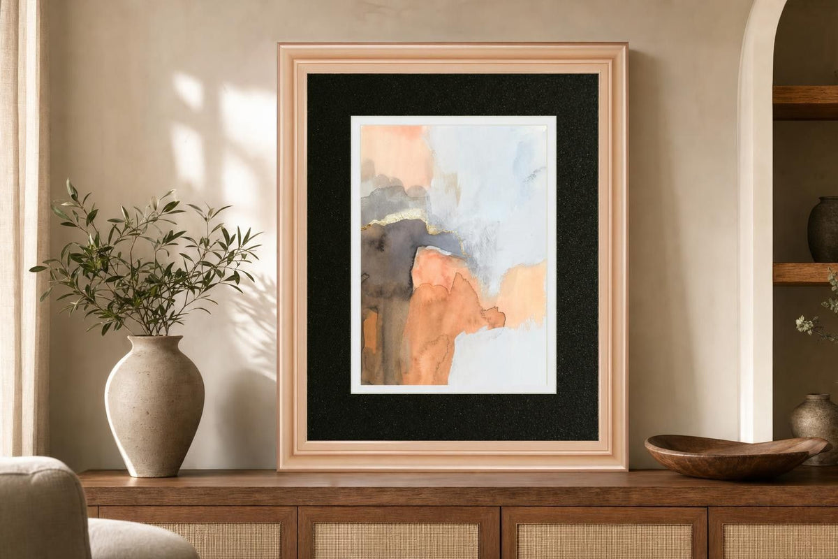 34x40 Cusp IV By Victoria Barnes - Beige