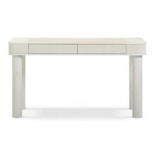 Sarah - Executive Work Desk - Cream