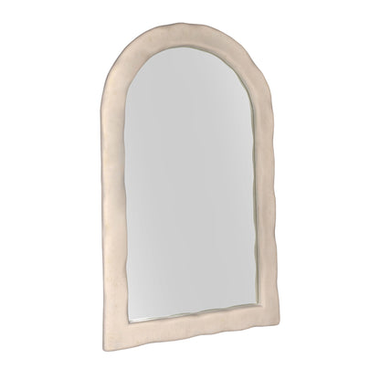 Kaia - Textured Floor Mirror - Cream