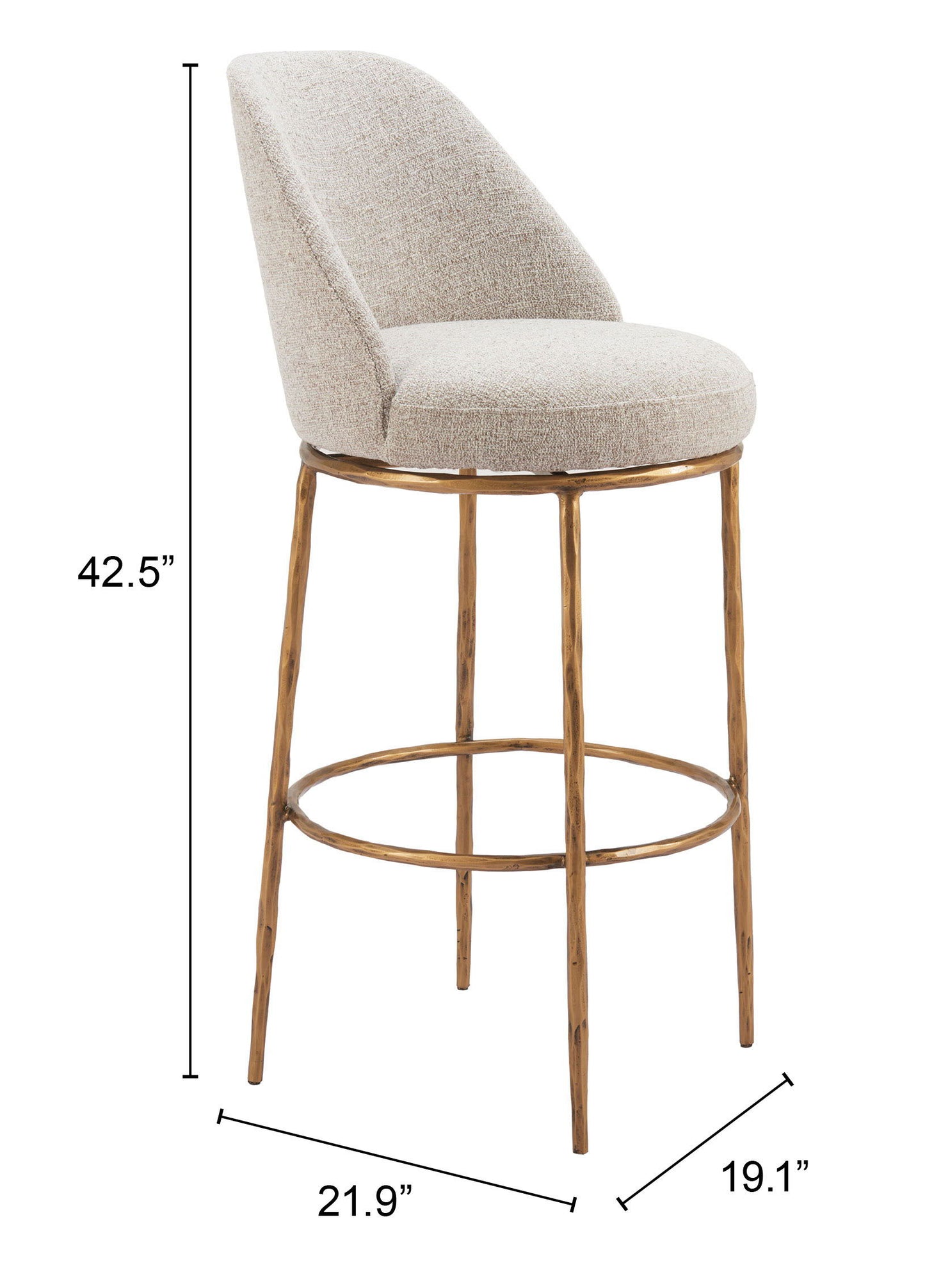 Nordhavn - Swivel Stool