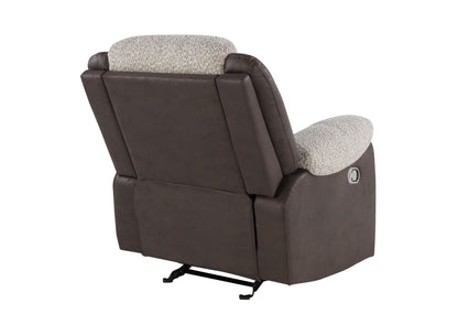 U4377 - Glider Recliner - Gray / Brown