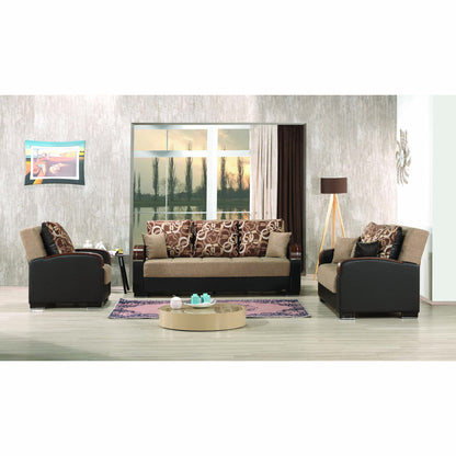 Ottomanson Mobimax - Upholstered Convertible Armchair With Storage